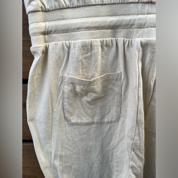 NWT N:philanthropy short-sleeve jumper / jogger, cream, Sz Medium - Picture 11 of 13